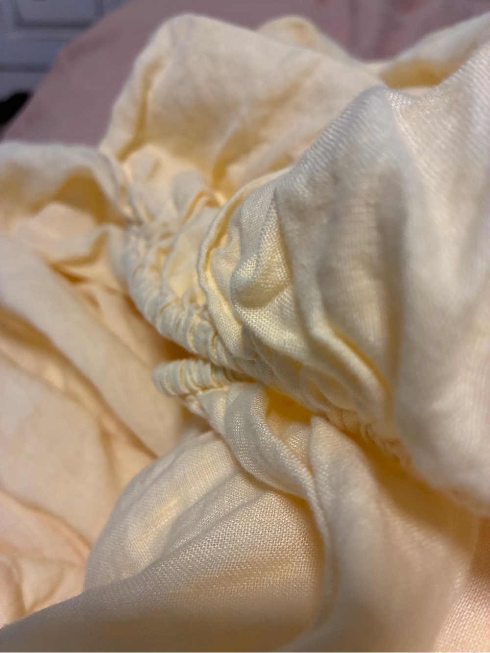 Bed Threads 100% Flax Linen FITTED sheet KING IN Limoncello - Picture 7 of 8
